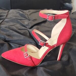 Jessica Simpson Red Strappy Heels
